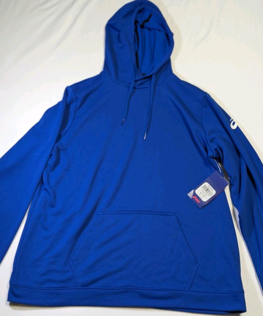 Asics royal Blue Florida Volleyball French Terry Hoodie Women's Size X-Large NEW